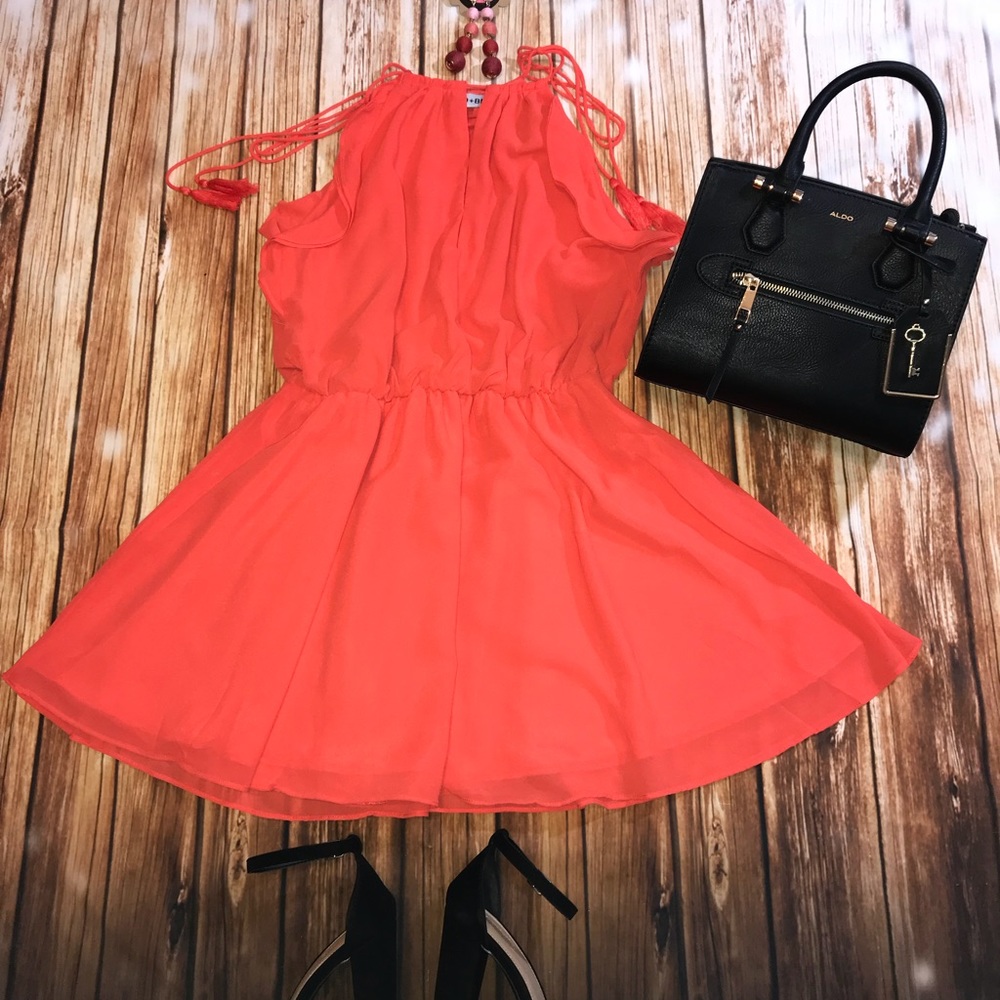 Beautiful Bright Coral Dress